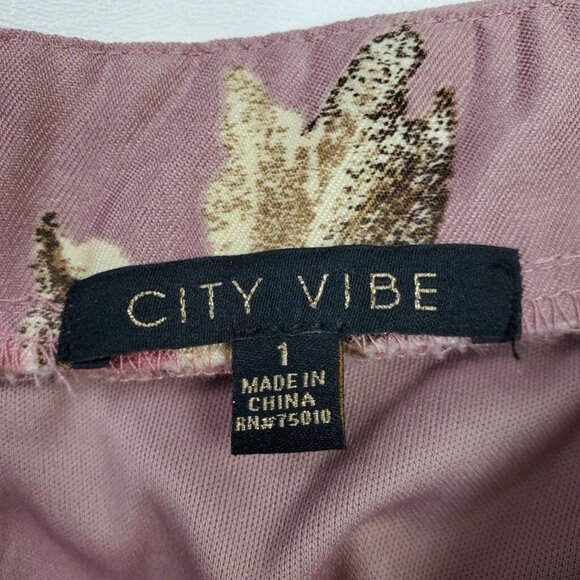 Womens Y2K Mini Flare Skirt Size 1 Pink Floral Cottagecore Fairy Dainty Coquette - Picture 8 of 13